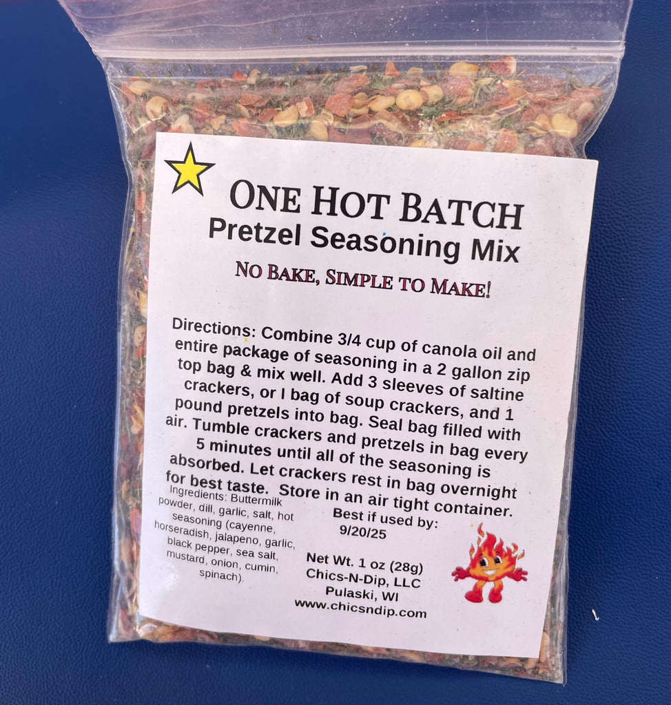 One Hot Batch Pretzel seasoning mix